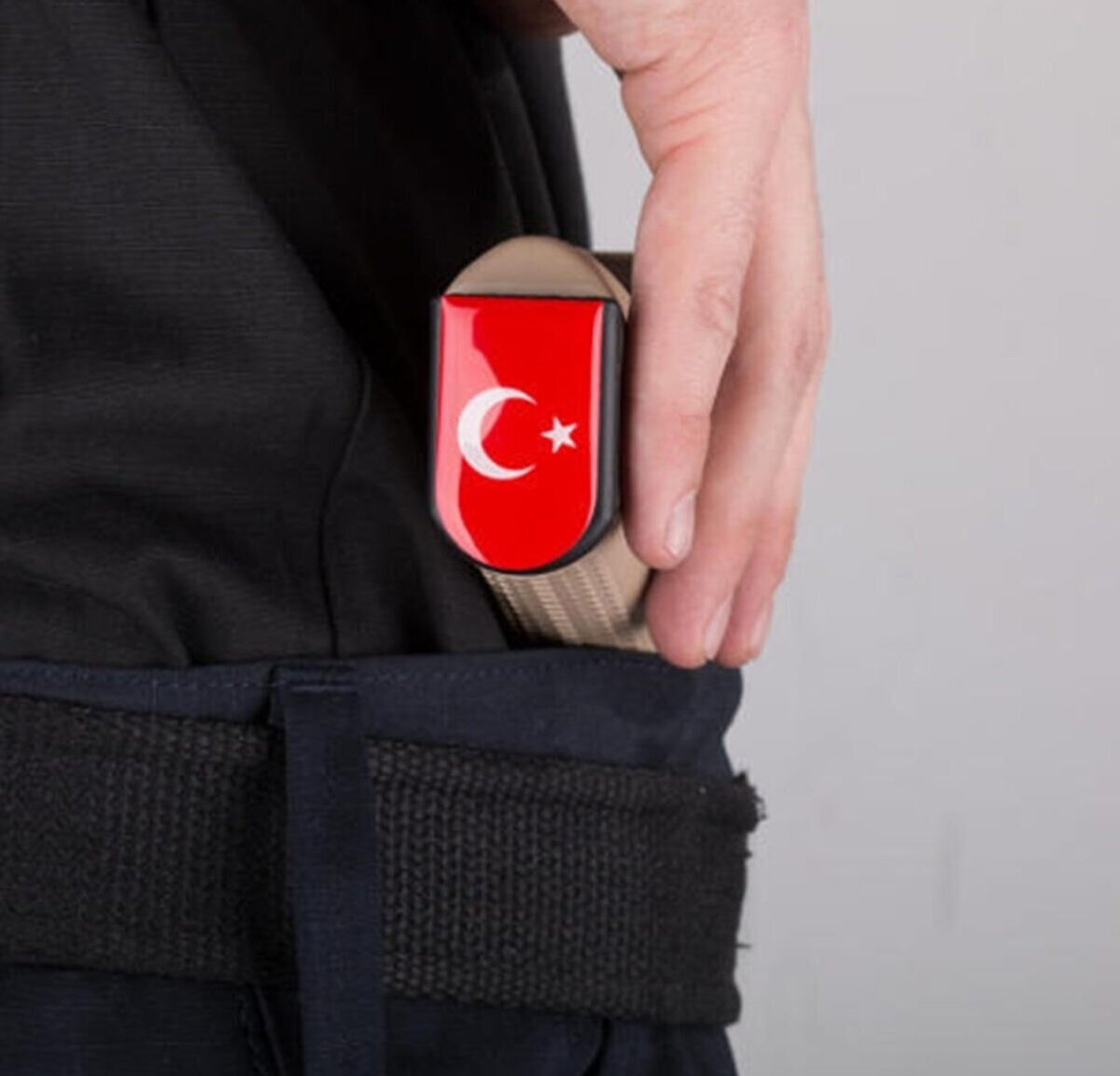 Türk Bayrağı Şarjör Altı Yapıştırma