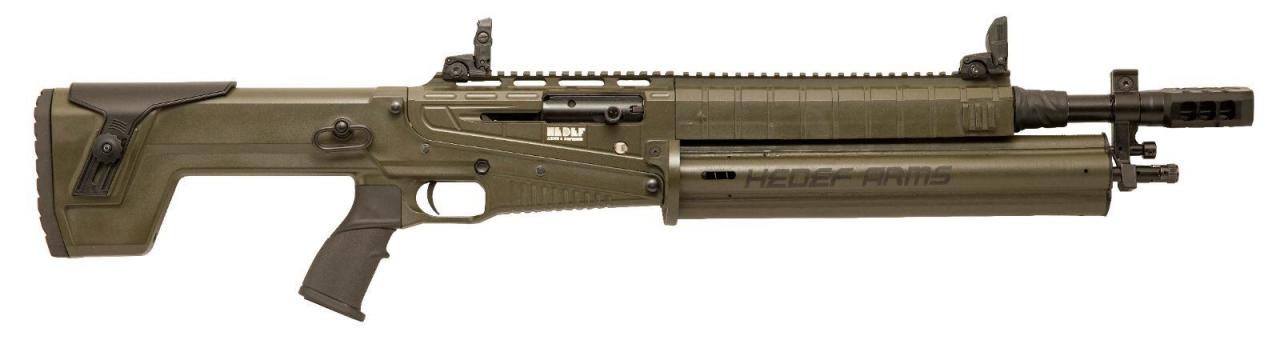 Hedef Arms As 17 Haki Yeşil Şarjörlü Av Tüfeği