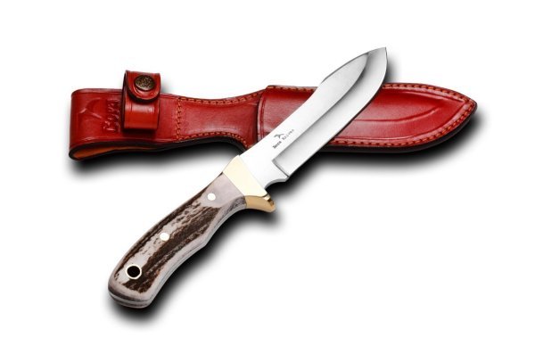 Bora 412 B Safari Geyik Boynuzu Saplı Bıçak