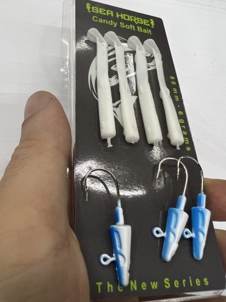 Sea Horse Candy Soft Bait 8 Cm 6 Gr 4 Pcs Cn01