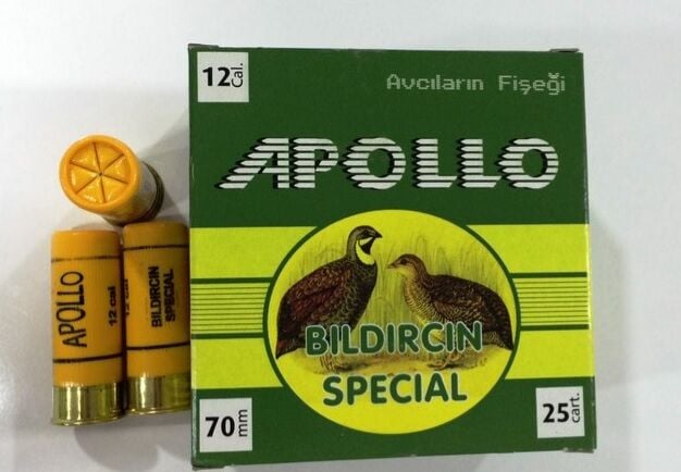 Apollo Bıldırcın Özel 12 Kalibre Fişek