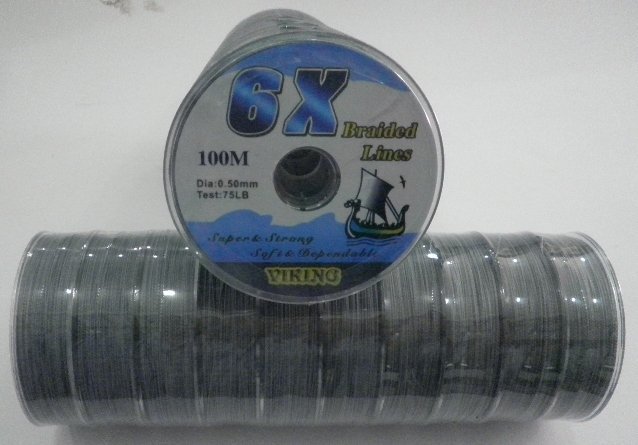 Viking Dyneema 6X Line Örgü Misina 100 MT NO: 0,37 / 60 LBS