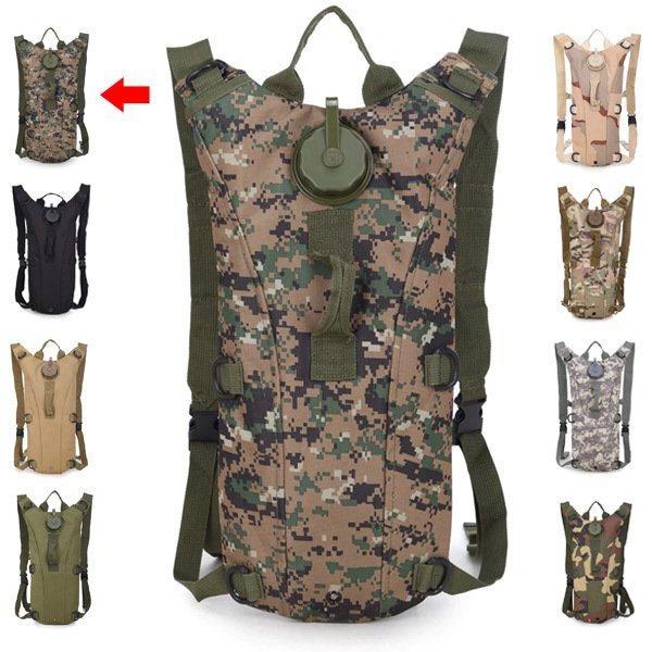 9655 Camelbag Suluk Sırt Çantası 3 Lt Yeşil Dijital Kamuflaj