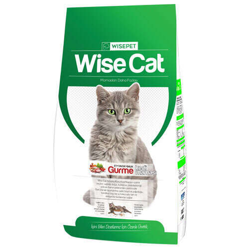 WISE CAT GURME YETİŞKİN KURU KEDİ MAMASI