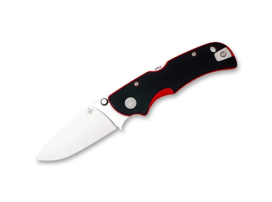 Manly City CPM-S-90V Black/Red Çakı