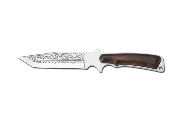 Bora 410 Shogun Stabilize Ceviz Sap Gravürlü Bıçak