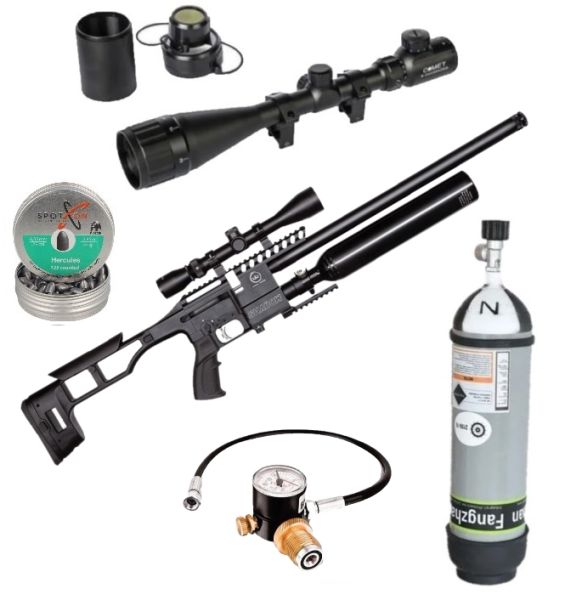 Kral Arms Shadow ( Regülatörlü ) Pcp Havalı Tüfek Seti