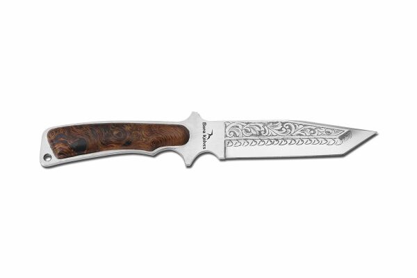 Bora 410 Shogun Stabilize Ceviz Sap Gravürlü Bıçak