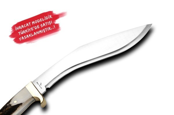 Bora 512 B Kukri Geyik Boynuzu Saplı Bıçak