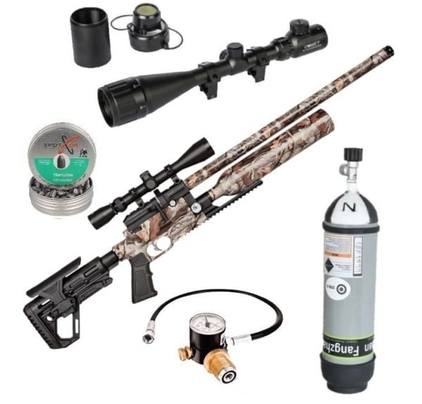 Kral Arms Puncher Jumbo Dazzle Pcp Havalı Tüfek Seti