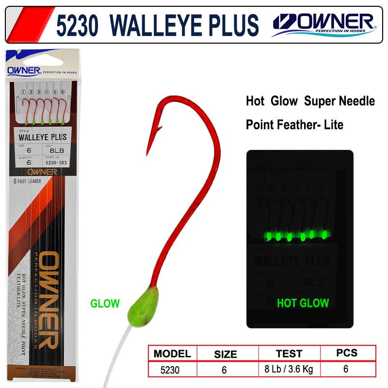 Owner 5230 Ghost Leader Walleye Plus Hazır Takım 8