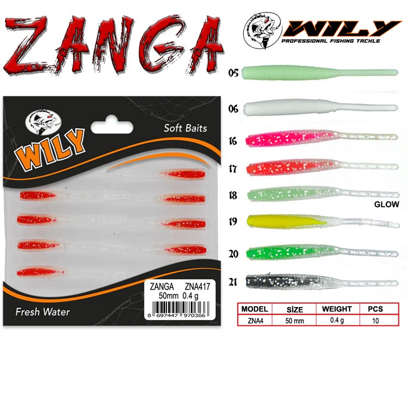Wily Zanga Lrf Silikon Yem 5 cm 0.4 gr