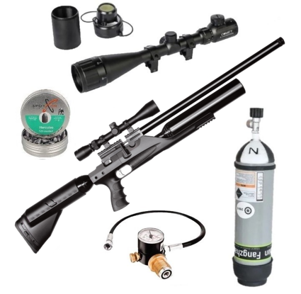 Kral Arms Puncher Bigmax X Pcp Havalı Tüfek Seti