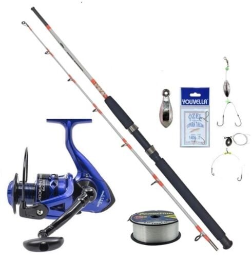 Remixon Makine ( 150M. Misinası Sarılı ) 210 CM. Tekne Kamışı Seti