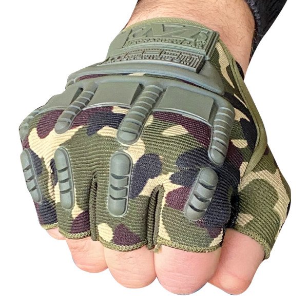 1107 Mechanix Parmaksız Eldiven Kamuflaj