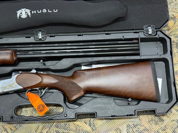 Huğlu 103 CE 12/20 Cal. Beyaz Süperpoze Av Tüfeği