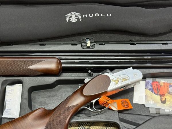 Huğlu 103 CE 12/20 Cal. Beyaz Süperpoze Av Tüfeği