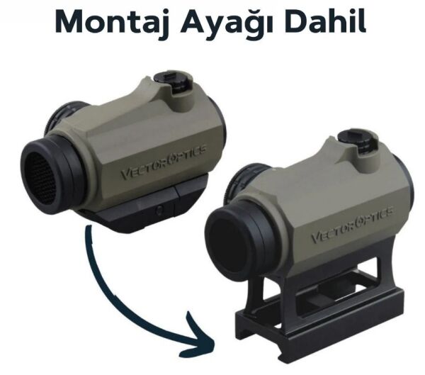 Vector Optics Maverick 1x22 S-SOP Red Dot Nişangah SCRD-42