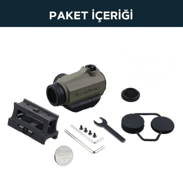 Vector Optics Maverick 1x22 S-SOP Red Dot Nişangah SCRD-42