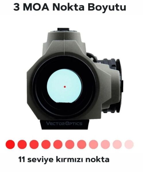 Vector Optics Maverick 1x22 S-SOP Red Dot Nişangah SCRD-42