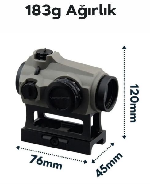 Vector Optics Maverick 1x22 S-SOP Red Dot Nişangah SCRD-42