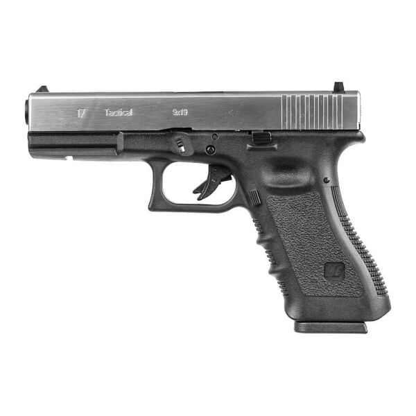 We Glock 17 Gen3 Gümüş Silver Airsoft Tabanca Seti