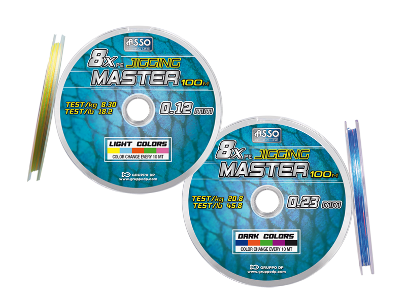 Asso Pe Jigging Master 8X Örgü İp Misina 100MT No: 0,18MM / 100MT