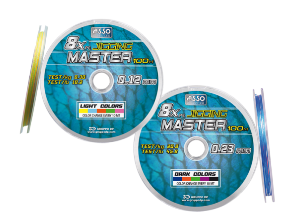 Asso Pe Jigging Master 8X Örgü İp Misina 100MT No: 0,23MM / 100MT