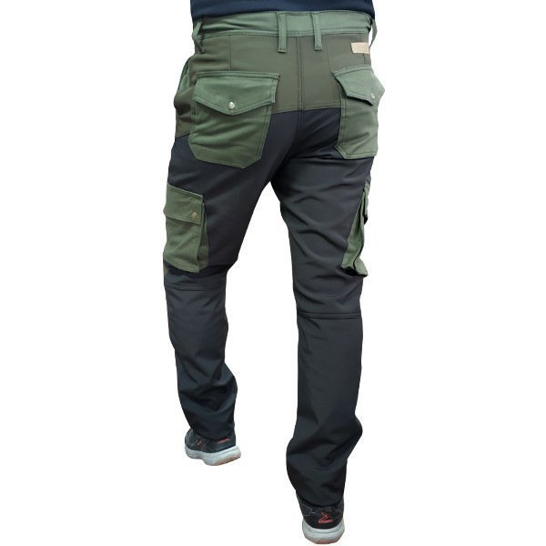PNT-613 Softshell Pantolon Yeşil-Siyah 52