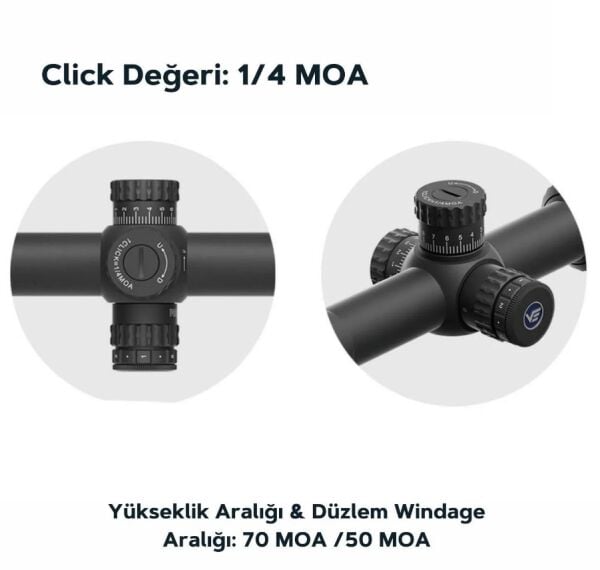 Vector Optics 30mm Sentinel GenII 4-16x50 SFP Tüfek Dürbünü SCOL-59