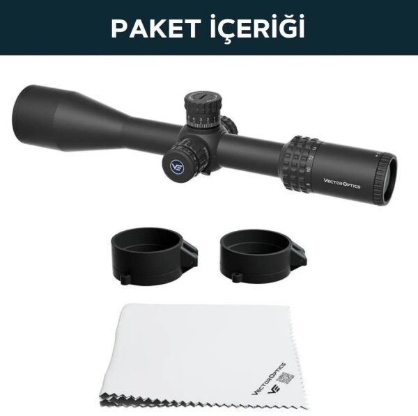 Vector Optics 30mm Sentinel GenII 4-16x50 SFP Tüfek Dürbünü SCOL-59