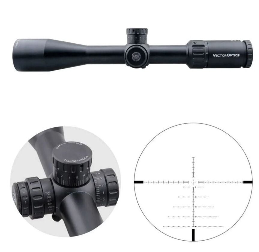 Vector Optics 4-16x44 TOUREX FFP Tüfek Dürbünü SCFF-24