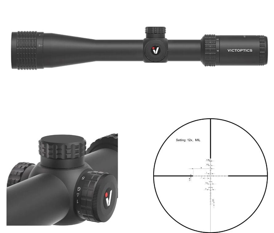 Victoptics SOI 4-12X40AO Havalı Tüfek Dürbünü VIOC-06
