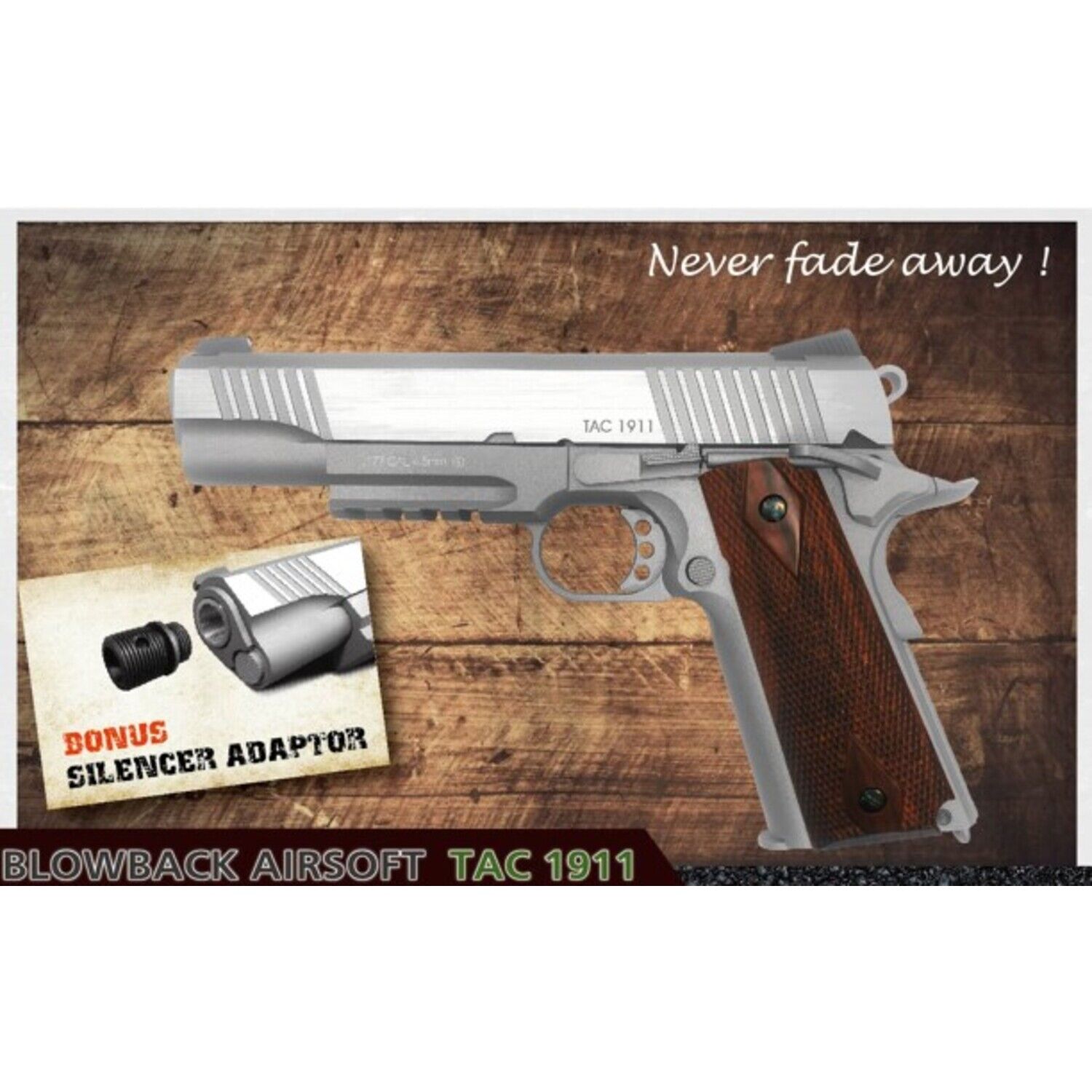 KWC KMB77B Full Metal Blowback Havalı Tabanca (4.5mm)