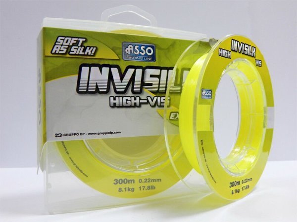ASSO INVISILK SURF CASTING YELLOW 300 MT No: 0.28 - 300MT