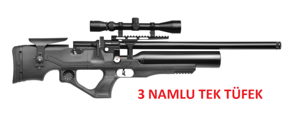 Kral Arms Puncher Knight S Pcp Havalı Tüfek (Combo) 3 Namlulu Set