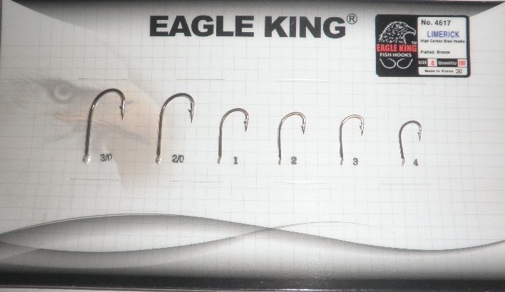 Eagle King 4617BZ Çapraz Kısa Pala Bronz İğne ( VMC 9284BZ ) 2