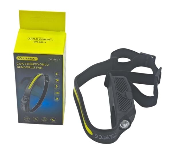 Gold Orion OR-689-1 Sensörlü Şarjli Kafa Feneri