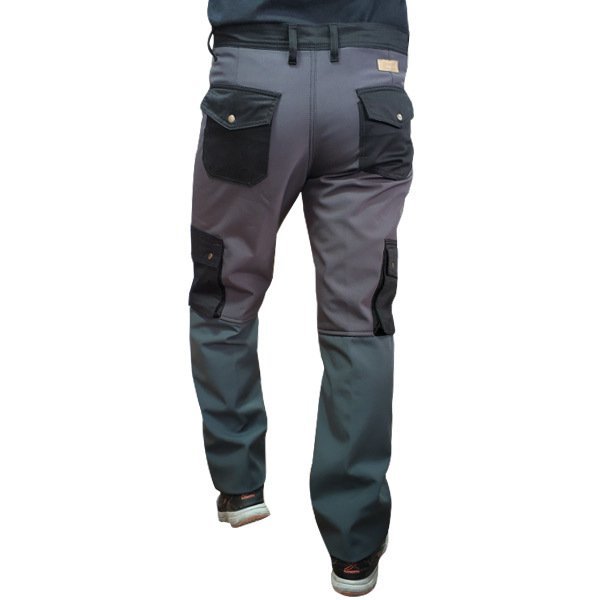 PNT-611 Softshell Pantolon Gri-Petrol Yeşili 42