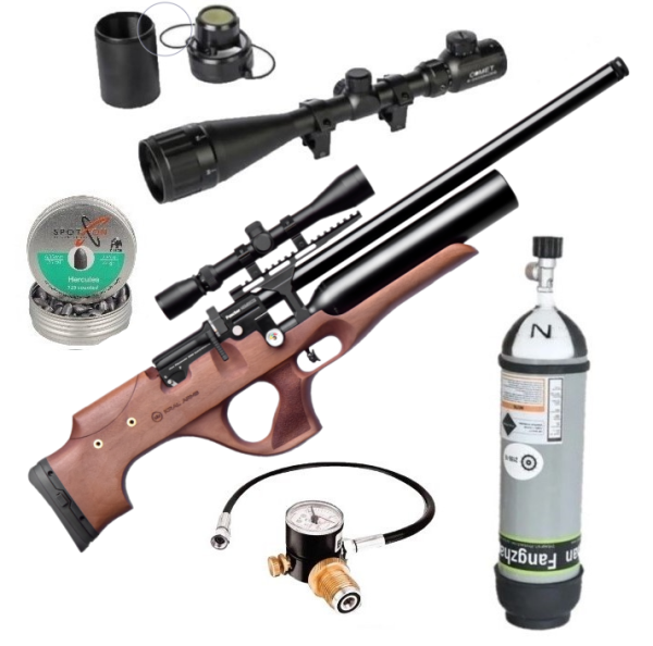 Kral Arms Puncher Knight W Pcp Havalı Tüfek (Combo) 3 Namlulu Set