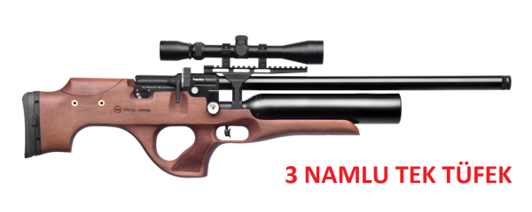Kral Arms Puncher Knight W Pcp Havalı Tüfek (Combo) 3 Namlulu Set