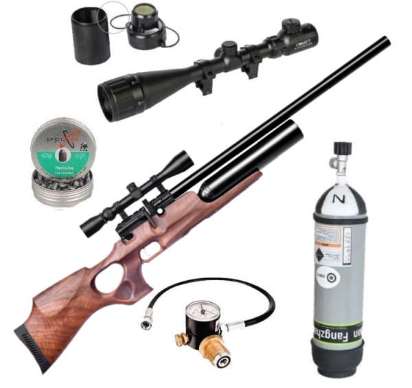 Kral Arms Puncher Super Jumbo Pcp Havalı Tüfek Seti