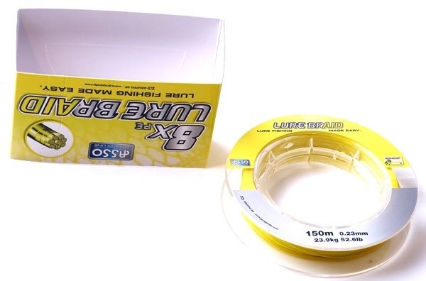ASSO PE 8X LURE BRAID 150 MT NO: 0,12MM / 150MT. / 18,20 LB