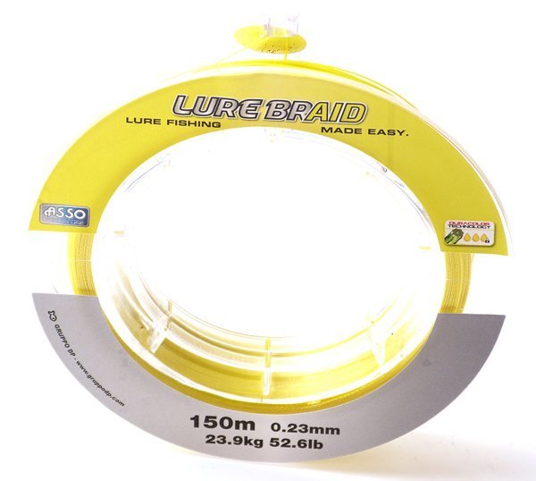 ASSO PE 8X LURE BRAID 150 MT NO: 0,14MM / 150MT. / 21,10 LB