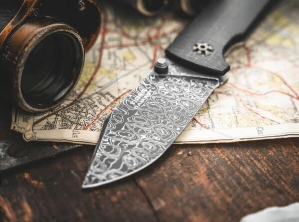 Böker Manufaktur Tiger-Damascus Çakı