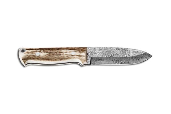 Bora 511 DMS Survivor Damascus Geyik Boynuzu Saplı Bıçak
