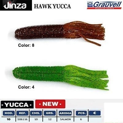 Jinza Hawk Yucca 100 mm 12 gr Silikon Balık 6 Adet