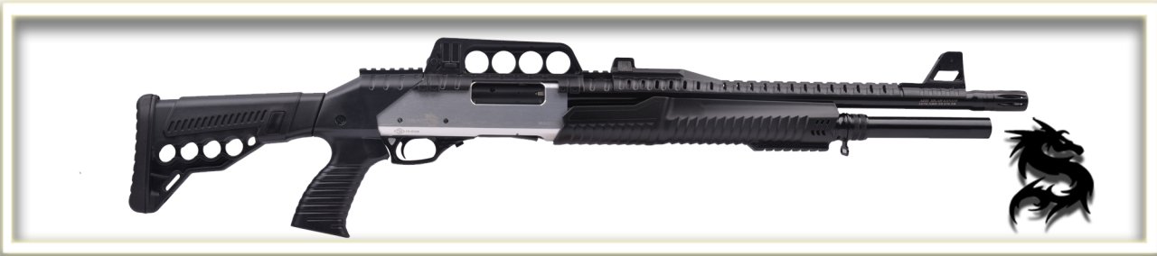Dragon AS-1001 White Tactical Pompalı Av Tüfeği