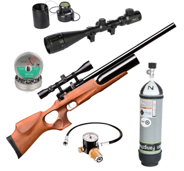 Kral Arms Puncher Auto Pcp Havalı Tüfek Seti