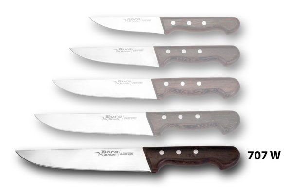 Bora 707 W Mutfak ve Kurban Wenge Saplı Klasik Bıçak